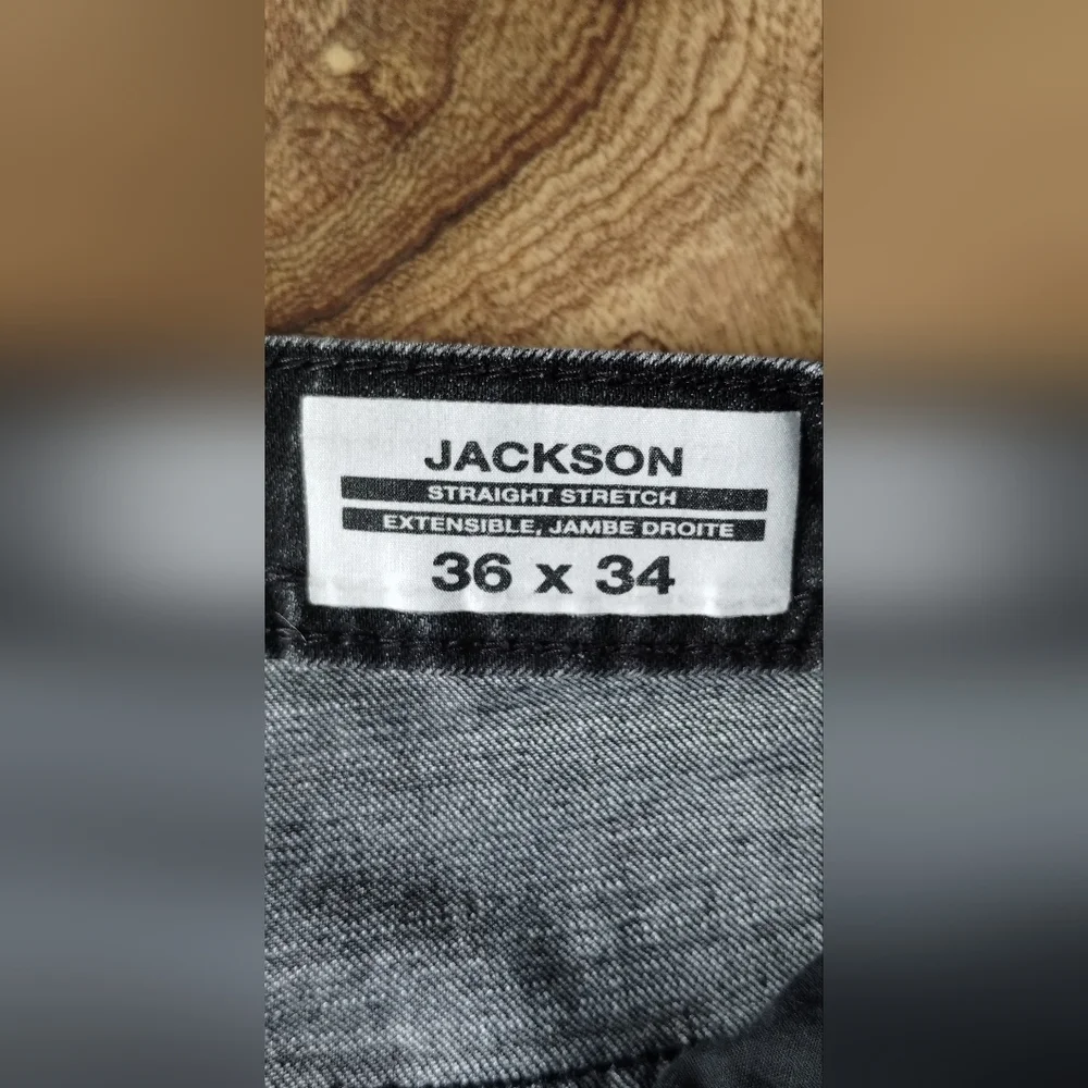 Buffalo David Bitton Jackson Men's Black Straight Jeans Size (36X34)